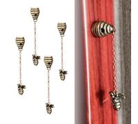 Cat Hinge Head, Decorative Toppers - Vintage Door Hinge Magnets, 2024 Bronzed Cat Gargoyles, Home Decoration (Honeycomb 4)