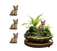 Cat Hinge Head, Decorative Toppers - Vintage Door Hinge Magnets, 2024 Bronzed Cat Gargoyles, Home Decoration (Cat 4)