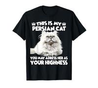 Cat Holder cat Accessories Funny Cats Persian cat T-Shirt