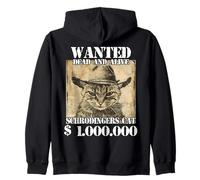 Cat holder cat accessories funny cats Schrödinger's cat Zip Hoodie