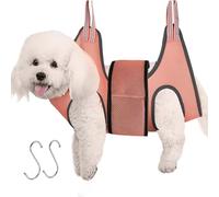 Cat Holder for Nail Clippers - Dog Harness, Cat & Dog Grooming Sling | Dog Harness Pet Grooming Helper Bathing Sling Hammock, Pet Care Grooming Holder for Small Dogs Claw Trimming Bag with S Hook