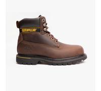 CAT HOLTON SB Mens Leather Safety Boots Brown - UK 9