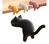Cat Hook | Bag & Office Hook | Removable Organizer 4 Pieces With Adhesive Clip For Backpack Handbag Cable Cord Bathroom Closet Classroom And Outdoor