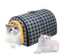 Cat House - 35x27x25cm 45x32x35cm 60x43x40cm | Cat Bed | Catz Cave | Cozy Indoor Pet Hideoutt for Small Medium Large Cats, Soft Warm Sleeping Nest for Kittens and Adult Cats in Home Bedroom