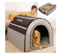 Cat House and Dog Bed 2-in-1, Foldable Washable Dome Type Pet Bed for Small to Large Dogs and Cats, Ideal for Autumn and Winter Use