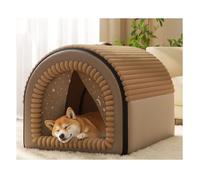 Cat House and Dog Bed 2-in-1, Foldable Washable Dome Type Pet Bed for Small to Large Dogs and Cats, Ideal for Autumn and Winter Use