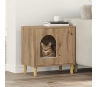 Cat House Artisian Oak 51 X 30 X 52 Cm Engineered Wood