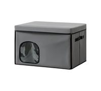 Cat House Bed - 24.41 Inch Foldable Cooling Ice House Cave | Waterproof Oxford Cloth Pet Shelter & Hammock for Travel, Patio, and Balcony - Indoor, Outdoor, and Apartment Use