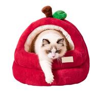 Cat House Bed Round Washable Non Slip Pet Sleeping Nest