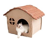 Cat House - Breathable Semi Closed Pet Sleeping Slipper, Felt Cat Cave House Indoor That Ensures Durable Use While Maintaining