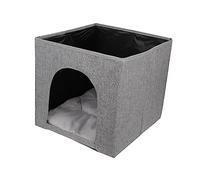 Cat House Breathable Wear Resistant Scratch Nest Multi Functional Storage Box for Indoor Outdoor Pets for Spaces