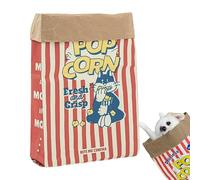 Cat House - Cartoon Paper Pet House 35x75cm, Interactive Foldable Tunnel Toy for Kittens | Double-Sided Game for Activities