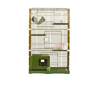 Cat House/Cat Condo Cat Cage Super Large Free Space Home Two-Story Double-Three-Story Cat Villa Cat House Pet Cage (Color : Three-Story Four-Bedroom) (Three Story Four)