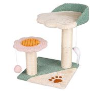 Cat House Cat Tree for Indoor Cats Sisal Scratching Post Kitten Scratcher Kitty Activity Play Center with Dangling Ball