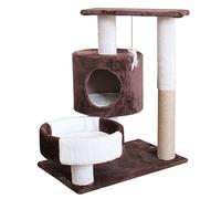 Cat House Cat Tree Tower, Cat Tree for Indoor Cats, Multi-Level Cat Tower with Top Perch, Roomy Condo for Small and Large Cats, Cat Scratching Post for Kittens