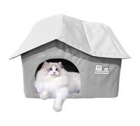Cat House,Cooling Pet Cave for Outdoor - Foldable Cat and Dog House Indoor Outdoor Pet Cave Ventilate & Cooling for Hot Cold Weather Balcony Living Room