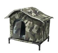 Cat House Enclosed Warm 40x32x32cm Windproof Pet Tent