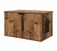 Cat House Engineered Wood Indoor Furniture Modern Pet Abode Hideaway vidaXL