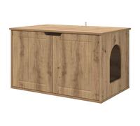 Cat House Engineered Wood Indoor Furniture Modern Pet Abode Hideaway vidaXL