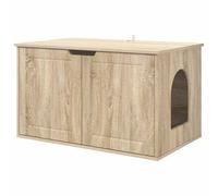 Cat House Engineered Wood Indoor Furniture Modern Pet Abode Hideaway vidaXL