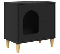 Cat House Engineered Wood Modern Pet Furniture Indoor Retreat Simple vidaXL