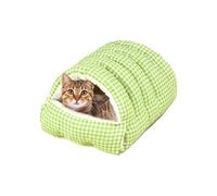 Cat House for Indoor Use - Machine Washable Pet Furniture, Kitten Bed in Cave Shape as a Nest | For Playing, Rest and Nap in the Yard, on the Balcony, in the Garden and Living Room
