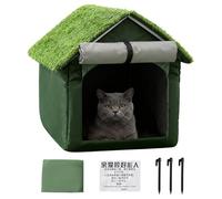 Cat House for Outdoor Use, Waterproof, Windproof Pet Houses - Soft Foldable Cat Shelter - For Hiding Places, Pets and Animals for Playing and Sleeping in Winter on Patio