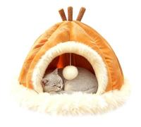 Cat House for Pets, Washable Warm Plush Winter Pet House for Cats and Dogs - For Small to Large Breeds in the Bedroom, Living Room and Garage for Playing, Resting Sleeping
