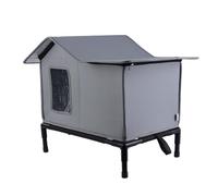 Cat House for Winter - Waterproof Winter Outside Pet Shelter | Time-Saving Outdoor Cat Shelter for Garden Patio Backyard Porch Balcony Garages Home Indoor Bunny Kitten Animal