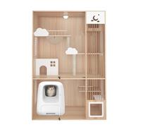 Cat House Full View Cat Villa Luxury Indoor House Large Cage Transform Your Pet’s Living Space