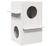 Cat House Kitten Tower Cat Furniture Cat Play Center Solid Wood Pine vidaXL