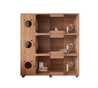 Cat House Large Indoor Cat House Panoramic Villa Elegant Cage Redefine Comfort