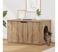 Cat House Modern Artisan Oak Engineered Wood 85x55x50.5cm Indoor Stylish Cozy XL