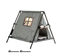 Cat House Outdoor - 40x44cm Pet Teepee Tent Elevated Pet Nest | Weather-Resistant Cat Bed For Shelter And Comfort | Indoor Porch Balcony Apartment Garden Patio Backyard Garage