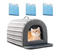 Cat House Outdoor Cooling | With Outdoor Cooling For Cats, With Insulated No Briefs Insulated Waterproof For Apartments Habitats For Living Animals Outside The Pet