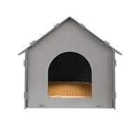 Cat House Outdoor Waterproof Enclosed Hut with Mat