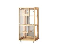 Cat House Panoramic Luxury Cat Villa Large Indoor House Cage Stylish Spacious and Cozy Experience