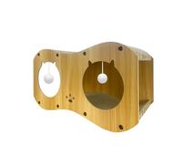 Cat House - Pet Tunnel | Double Layer Corrugated Design for Exercise, Scratching Board, Indoor Outdoor Home Corner Living Room Floor Kittens Play, Large 1-Pack, Eco-Friendly