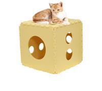 Cat House - Premium Felt Cat Bed Cave | Merino Wool Bed, Cat , Cat Houses and Flats, Cat Cube for Indoor Use, Scratching Board, Comfortable Cat Bed Cave, Stylish Cat Bed