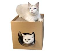 Cat House Scratcher Breathable Corrugated Paper Kitten Cave