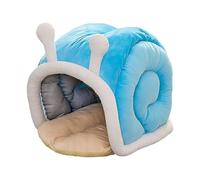 Cat House Shaped Bed, Cute Snail Shaped Cat Accessories, and Closed - Cat Tent Bed - For Outdoor Winter Moving Car Camping Office Bedside Window