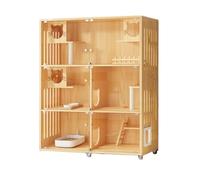 Cat House Stylish Cat Villa Premium Panorama Cabinet Large Indoor Cage Create a Luxurious Home