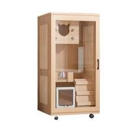 Cat House Stylish Cat Villa Premium Panorama Cabinet Large Indoor Cage Create a Luxurious Home