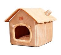 Cat House - Warm Cuddle Space for Kittens, Deep Sleep Enclosure, Thick Elastic Foam Structure, Semi Closed Design for Safety, Home Decoration for Home Relaxation