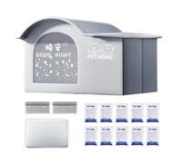 Cat House with Air Conditioning Effect | Summer Shelter with Cool Kitty, Waterproof Foldable with Cold Gel for Sleeping Outside the Garden