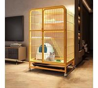 Cat House with Litter Box, Movable Indoor/Outdoor Villa, Spacious Design for Comfort and Safety, Ideal for Feral Cats and Pets