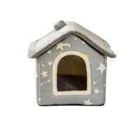 Cat Houses For Indoor Cats,Plush Bed House For Kitten | 40x35cm/15.75x13.78 Inches Covered Cat Beds, Soft Winter Pet House For Resting, Sleeping