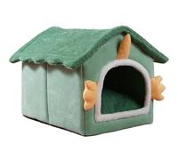 Cat Houses for Indoor Pets, Foldable Large Cat Bed Cave, Kitten Houses Kitten Hideaway with Removable Cushion Pillow, Pet Caves for Puppy Rabbit (30 * 30 * 32cm)