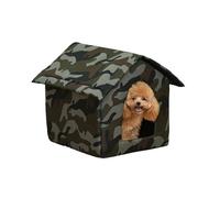 Cat Houses for Outdoor Cats, Stray Cat Feral Cat Waterproof Outdoor Cat House, Warm Outside Cabin Shelter Cat House for Outdoor/Indoor Cats Dog