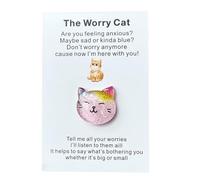 Cat Hug Tags - Inspirational Pocket Greeting Cards with Cute Cat Design, Relationship Memories as Exchange Gift | Encouragement Cards for Friends, Coworkers, Solace, Support,